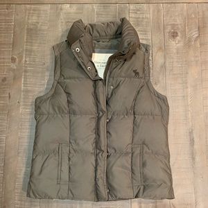 Greenish-Gray Abercrombie and Fitch Vest